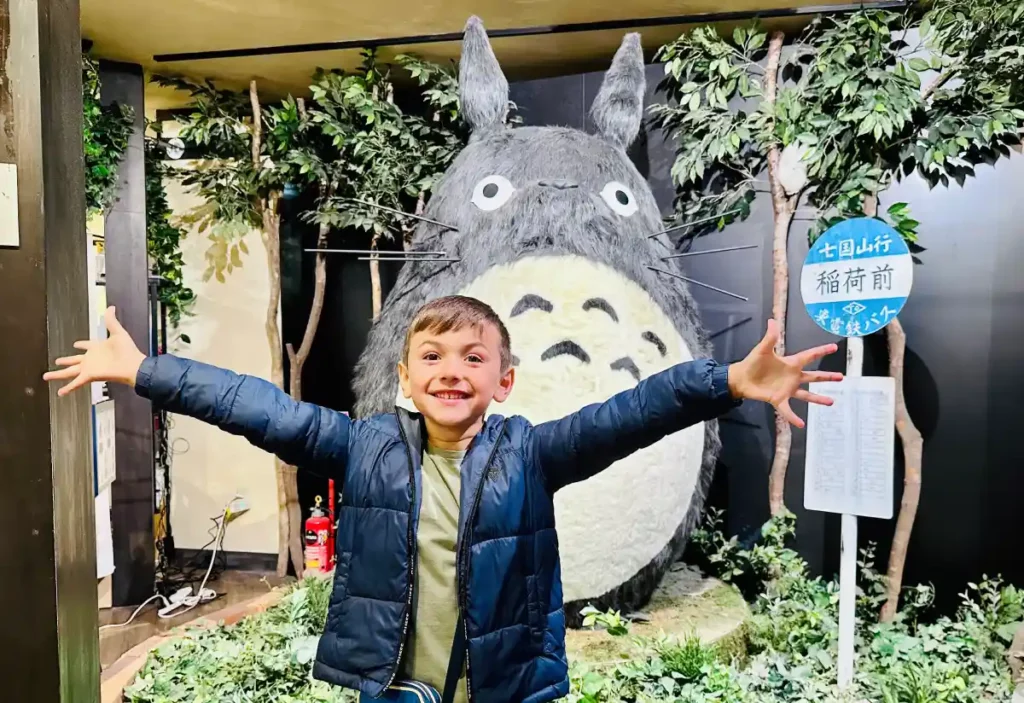 My kid and Totoro
