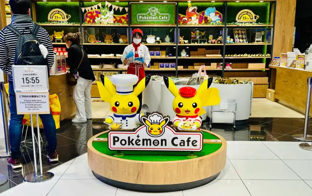 Pokémon café entrance