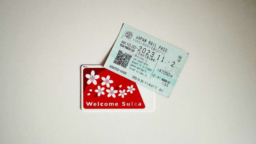 Welcome Suica and Japan Rail Pass