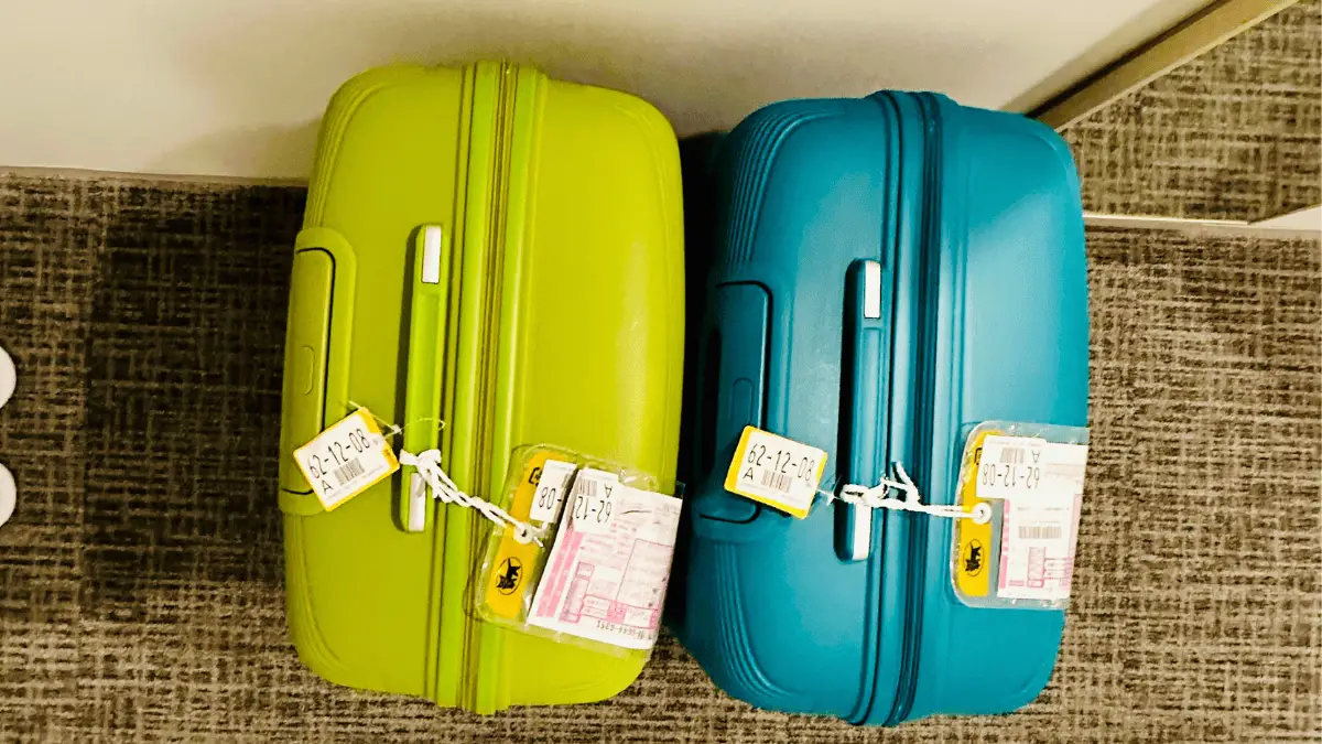 how long will a hotel hold luggage japan