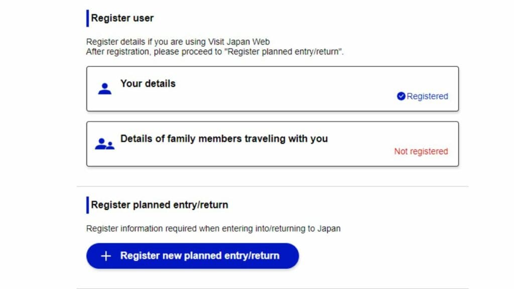 web visit japan login