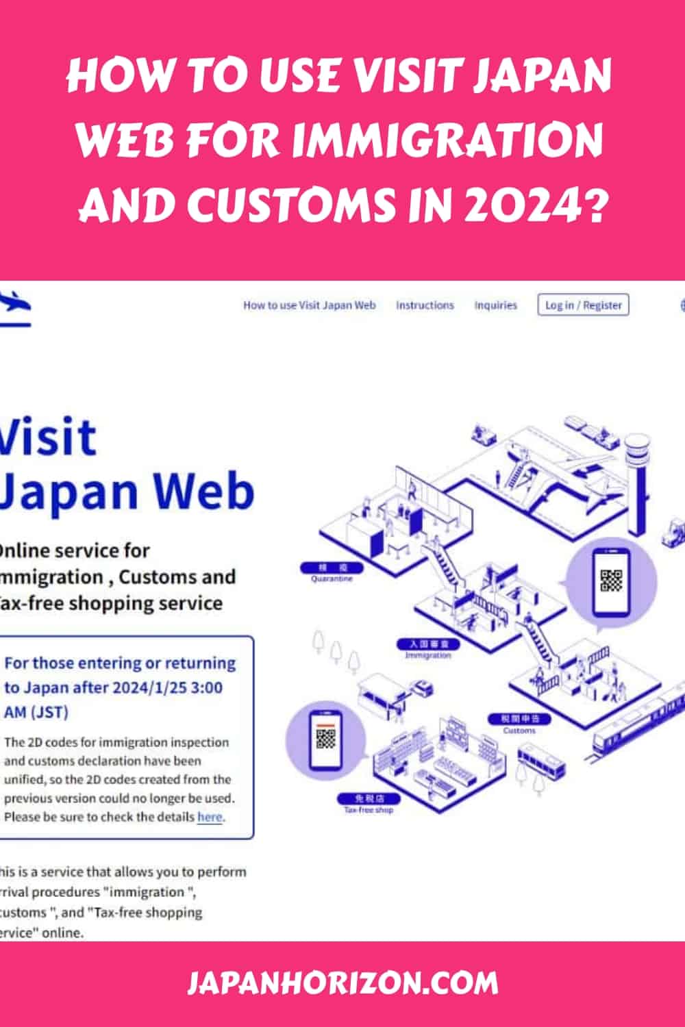 web visit japan login