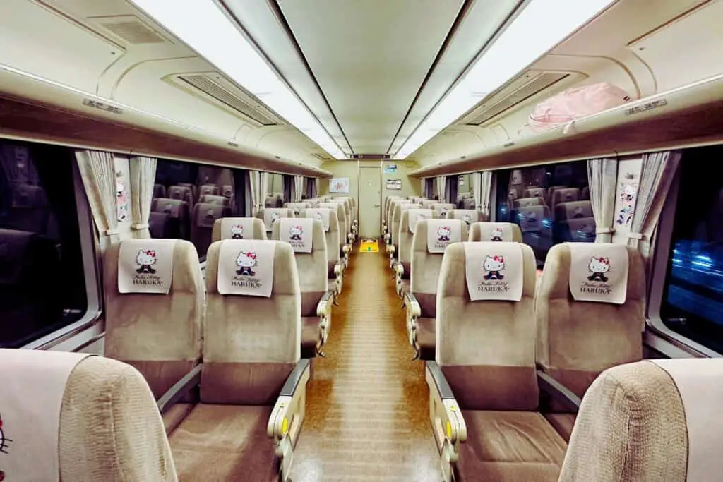 Hello Kitty Haruka Train Seats