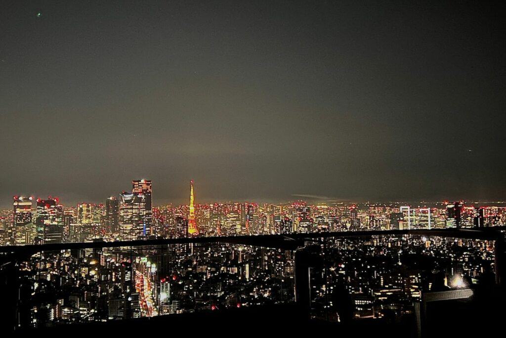 Tokyo Tower from Shibuya Sky
