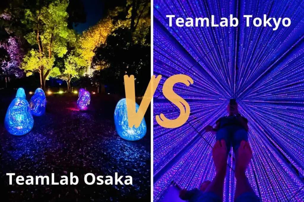Teamlab Osaka vs. Teamlab Planets