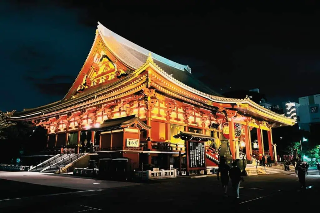 Senso-ji at night