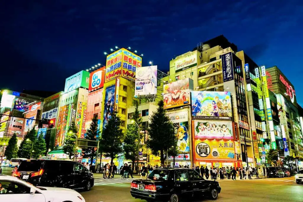 Akihabara at night