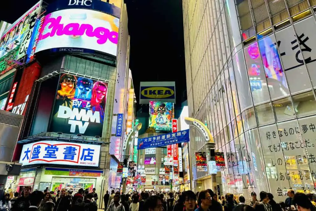 Shibuya at night